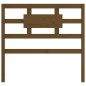 vidaXL Cabecero de cama madera maciza pino marrón miel 105,5x4x100 cm vidaXL Cabecero de cama madera maciza pino marrón miel 105,5x4x100 cm