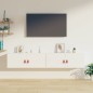 vidaXL Armarios de pared 2 uds madera maciza pino blanco 80x30x30 cm vidaXL Armarios de pared 2 uds madera maciza pino blanco 80x30x30 cm