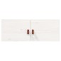 vidaXL Armarios de pared 2 uds madera maciza pino blanco 80x30x30 cm vidaXL Armarios de pared 2 uds madera maciza pino blanco 80x30x30 cm
