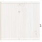 vidaXL Armarios de pared 2 uds madera maciza pino blanco 80x30x30 cm vidaXL Armarios de pared 2 uds madera maciza pino blanco 80x30x30 cm