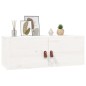 vidaXL Armarios de pared 2 uds madera maciza pino blanco 80x30x30 cm vidaXL Armarios de pared 2 uds madera maciza pino blanco 80x30x30 cm