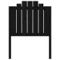vidaXL Cabecero de cama madera maciza de pino negro 81x4x110 cm