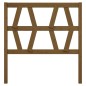 vidaXL Cabecero de cama madera maciza de pino marrón miel 106x4x100 cm