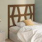vidaXL Cabecero de cama madera maciza de pino marrón miel 106x4x100 cm