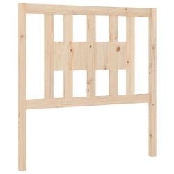 vidaXL Cabecero madera maciza de pino 106x4x100 cm