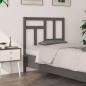 vidaXL Cabecero de cama madera maciza de pino gris 80,5x4x100 cm vidaXL Cabecero de cama madera maciza de pino gris 80,5x4x100 cm