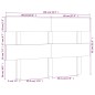 vidaXL Cabecero de cama madera maciza de pino gris 138x3x81 cm vidaXL Cabecero de cama madera maciza de pino gris 138x3x81 cm