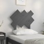 vidaXL Cabecero de cama madera maciza de pino gris 72,5x3x81 cm vidaXL Cabecero de cama madera maciza de pino gris 72,5x3x81 cm