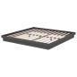vidaXL Estructura de cama madera maciza gris 200x200 cm vidaXL Estructura de cama madera maciza gris 200x200 cm