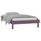 vidaXL Estructura de cama con LED madera maciza marrón miel 90x200 cm vidaXL Estructura de cama con LED madera maciza marrón miel 90x200 cm