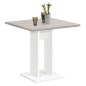 FMD Mesa de comedor color roble arena y blanco 70 cm FMD Mesa de comedor color roble arena y blanco 70 cm