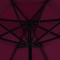 vidaXL Sombrilla de jardín con palo de aluminio 500 cm rojo burdeos vidaXL Sombrilla de jardín con palo de aluminio 500 cm rojo burdeos