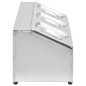 vidaXL Soporte bandeja Gastronorm con 3 bandejas 1/6 acero inoxidable vidaXL Soporte bandeja Gastronorm con 3 bandejas 1/6 acero inoxidable