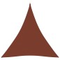 vidaXL Toldo de vela triangular tela Oxford terracota 4x4x4 m vidaXL Toldo de vela triangular tela Oxford terracota 4x4x4 m
