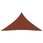 vidaXL Toldo de vela triangular tela Oxford terracota 4x4x4 m vidaXL Toldo de vela triangular tela Oxford terracota 4x4x4 m