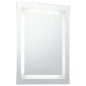 vidaXL Espejo de baño con LED y sensor táctil 60x100 cm vidaXL Espejo de baño con LED y sensor táctil 60x100 cm