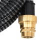 vidaXL Manguera de succión con conectores de latón PVC negro 29 mm 25m vidaXL Manguera de succión con conectores de latón PVC negro 29 mm 25m