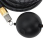 vidaXL Manguera de succión con conectores de latón PVC negro 29 mm 25m vidaXL Manguera de succión con conectores de latón PVC negro 29 mm 25m