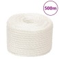 vidaXL Cuerda de trabajo polipropileno blanco 12 mm 500 m vidaXL Cuerda de trabajo polipropileno blanco 12 mm 500 m