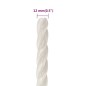 vidaXL Cuerda de trabajo polipropileno blanco 12 mm 500 m vidaXL Cuerda de trabajo polipropileno blanco 12 mm 500 m