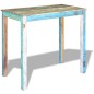vidaXL Mesa alta de bar de madera maciza reciclada 115x60x107 cm