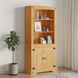 vidaXL Aparador Corona Range de pino mexicano 80x40x170 cm