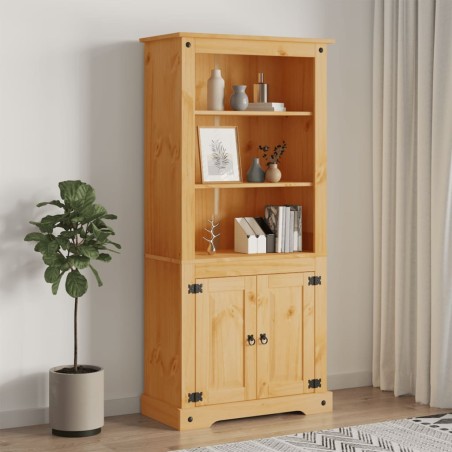 vidaXL Aparador Corona Range de pino mexicano 80x40x170 cm