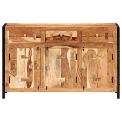 vidaXL Aparador de madera maciza de acacia 120x35x75 cm