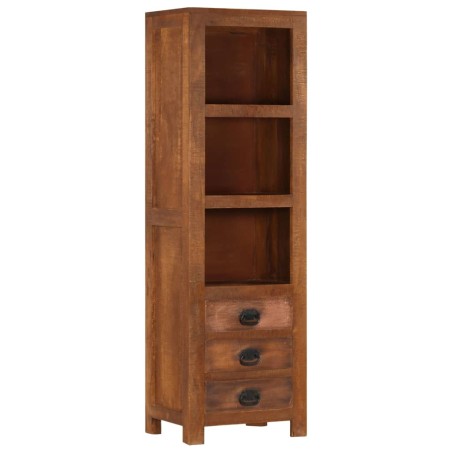 vidaXL Aparador con 3 cajones madera de mango maciza 40x30x130 cm