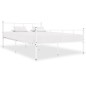 vidaXL Estructura de cama de metal blanco 120x200 cm