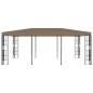vidaXL Cenador gris taupe 6x3 m vidaXL Cenador gris taupe 6x3 m