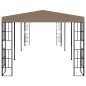 vidaXL Cenador gris taupe 6x3 m vidaXL Cenador gris taupe 6x3 m