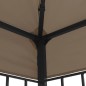 vidaXL Cenador gris taupe 6x3 m vidaXL Cenador gris taupe 6x3 m