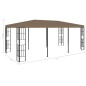 vidaXL Cenador gris taupe 6x3 m vidaXL Cenador gris taupe 6x3 m