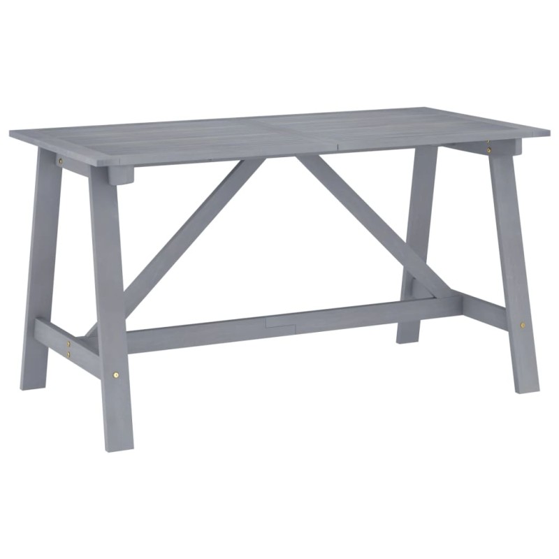 vidaXL Mesa de comedor para jardín madera maciza acacia 140x70x73,5 cm vidaXL Mesa de comedor para jardín madera maciza acacia 140x70x73,5 cm