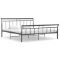vidaXL Estructura de cama de metal negro 200x200 cm vidaXL Estructura de cama de metal negro 200x200 cm