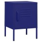 vidaXL Mesita de noche acero azul marino 35x35x51 cm vidaXL Mesita de noche acero azul marino 35x35x51 cm