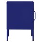 vidaXL Mesita de noche acero azul marino 35x35x51 cm vidaXL Mesita de noche acero azul marino 35x35x51 cm