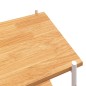 vidaXL Estantería de 5 niveles blanco y roble 80x40x163 cm vidaXL Estantería de 5 niveles blanco y roble 80x40x163 cm