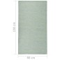 vidaXL Alfombra de exterior de tejido plano turquesa 80x150 cm vidaXL Alfombra de exterior de tejido plano turquesa 80x150 cm