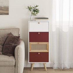 vidaXL Aparador alto con cajones madera contrachapada 40x30x95 cm