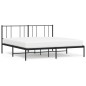 vidaXL Estructura de cama con cabecero metal negro 183x213 cm vidaXL Estructura de cama con cabecero metal negro 183x213 cm