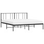 vidaXL Estructura de cama con cabecero metal negro 183x213 cm vidaXL Estructura de cama con cabecero metal negro 183x213 cm