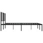 vidaXL Estructura de cama con cabecero metal negro 183x213 cm vidaXL Estructura de cama con cabecero metal negro 183x213 cm