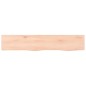 vidaXL Estante de pared madera maciza de roble sin tratar 100x20x6 cm vidaXL Estante de pared madera maciza de roble sin tratar 100x20x6 cm