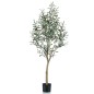 Emerald Olivo artificial en maceta de plástico 140 cm Emerald Olivo artificial en maceta de plástico 140 cm