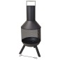 ProGarden Chimenea de metal 116 cm ProGarden Chimenea de metal 116 cm