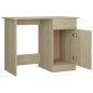 vidaXL Escritorio madera contrachapada color roble Sonoma 100x50x76 cm vidaXL Escritorio madera contrachapada color roble Sonoma 100x50x76 cm
