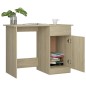 vidaXL Escritorio madera contrachapada color roble Sonoma 100x50x76 cm vidaXL Escritorio madera contrachapada color roble Sonoma 100x50x76 cm