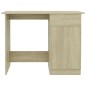 vidaXL Escritorio madera contrachapada color roble Sonoma 100x50x76 cm vidaXL Escritorio madera contrachapada color roble Sonoma 100x50x76 cm